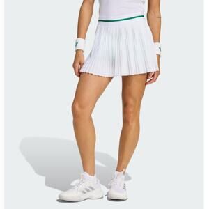 Adidas Women's White Tennis Pro Climacool Pleated Skirt Size M